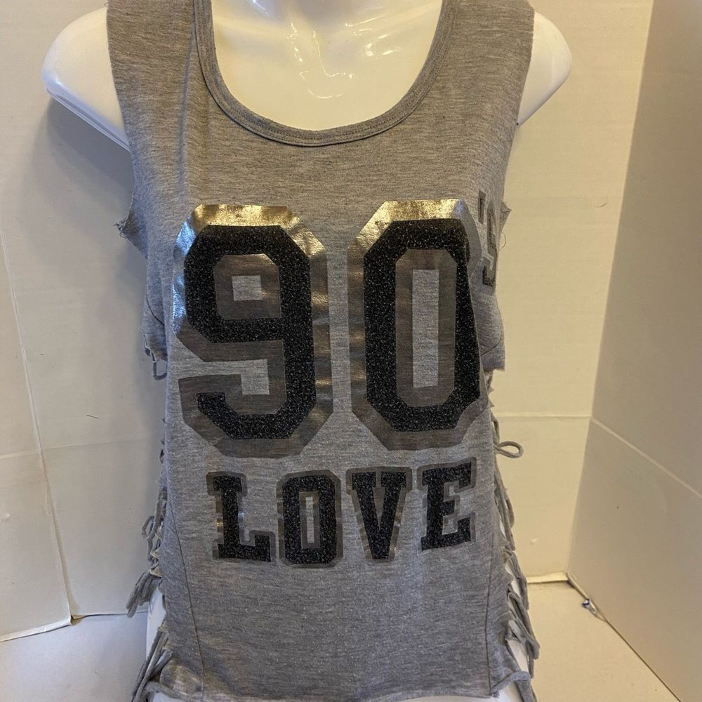 Biker tank top “love 90’s”‎ size m